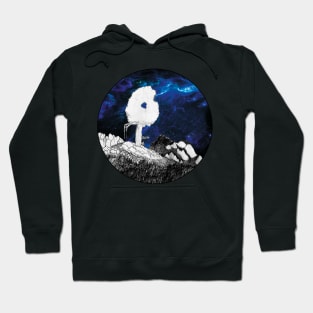 tree and space Hoodie